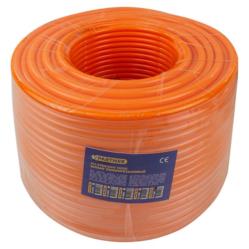 Шланг полиуретановый 12 x 8 мм. x 1 м. (бухта 100 м.) Partner PU-1280
