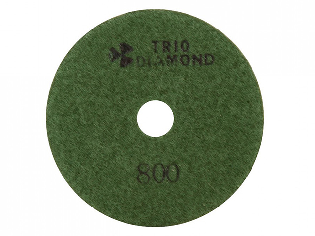 Алмазный гибкий шлифкруг "Черепашка" 100 № 800 (мокрая шлифовка)  ...TRIO-DIAMOND 340800