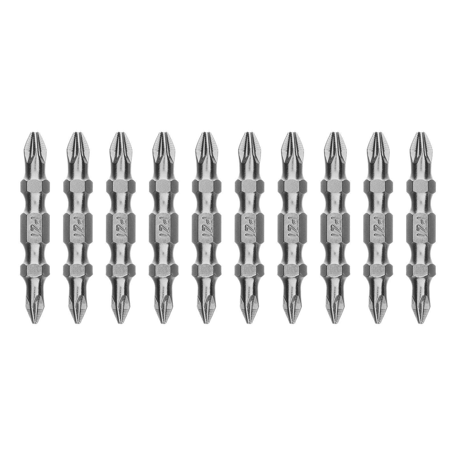 Бита двухстор., PZ2-PZ1х45мм, сталь S2, 10шт. GROSS Gross 112010