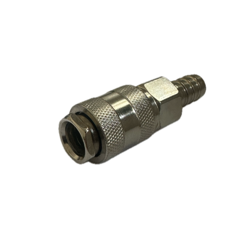 Быстроразъем пневматический с обратным клапаном, "елочка" 12мм H-D HD-UQ5-12