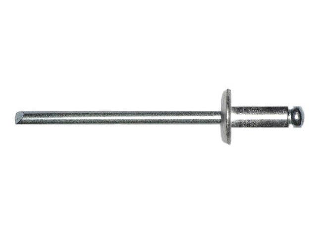 Заклепка вытяжная 4.8х8 mm алюминий/сталь, цинк (150 шт) STARFIX SMP2-42328-150