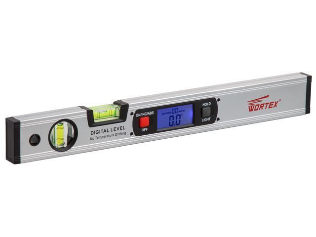 Уровень электронный DL 4000 (Диапазон 4х90, погрешность 0.1, 400мм) WORTEX 323007