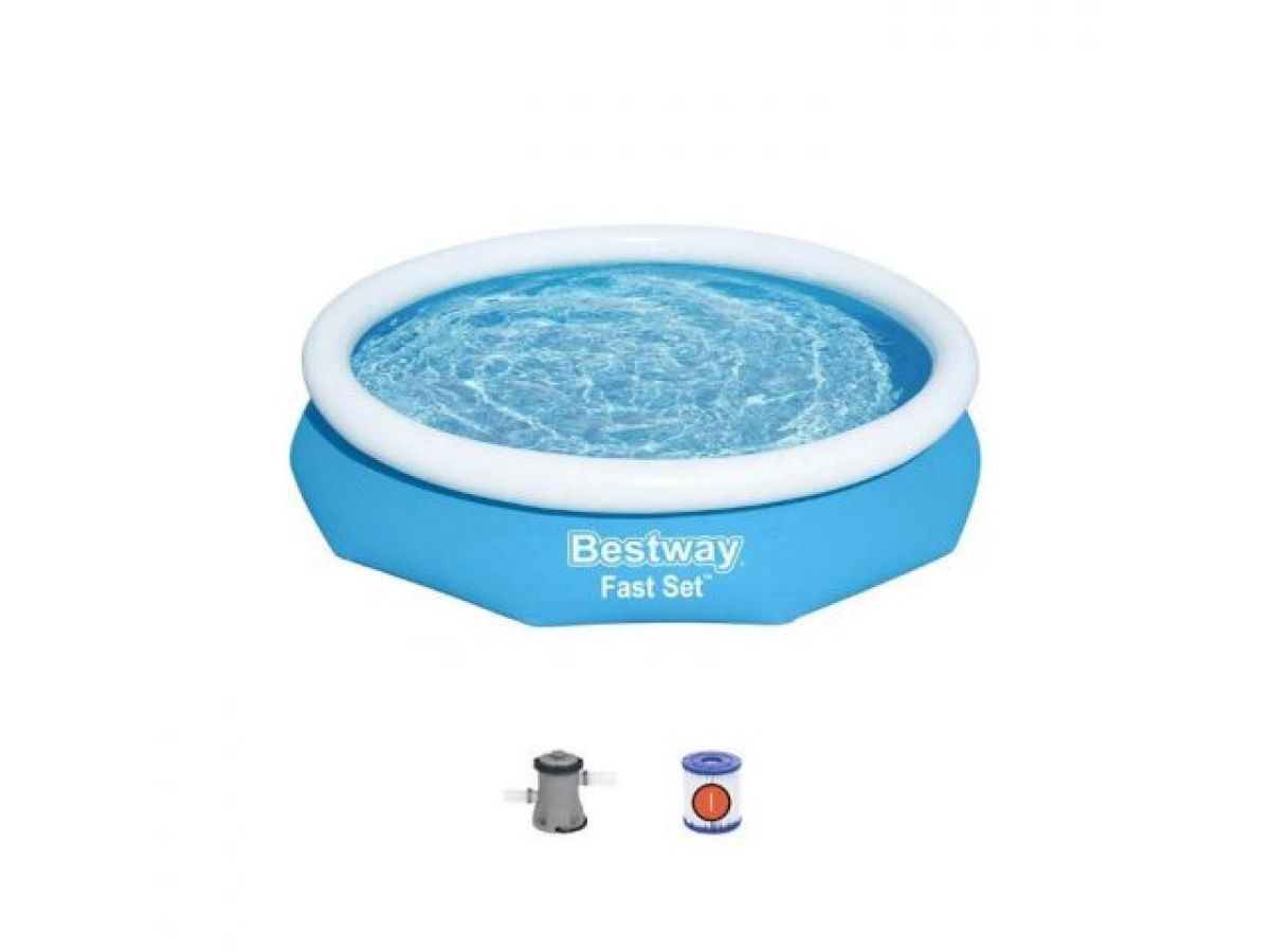 Надувной бассейн Fast Set, 305 х 66 см, комплект BESTWAY 57458