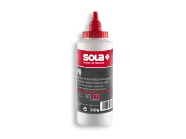 Мел разметочный красный в пластмассовой бутылке (230г) СPR 230  ...SOLA 66152101