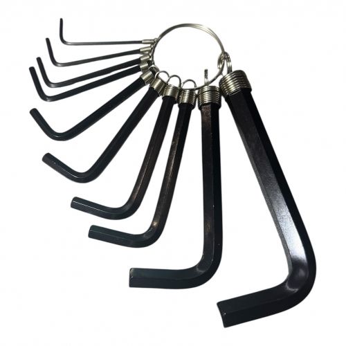 Ключи шестигранные 1.5-10мм (набор 10пр.) CrV H-D HD-0504