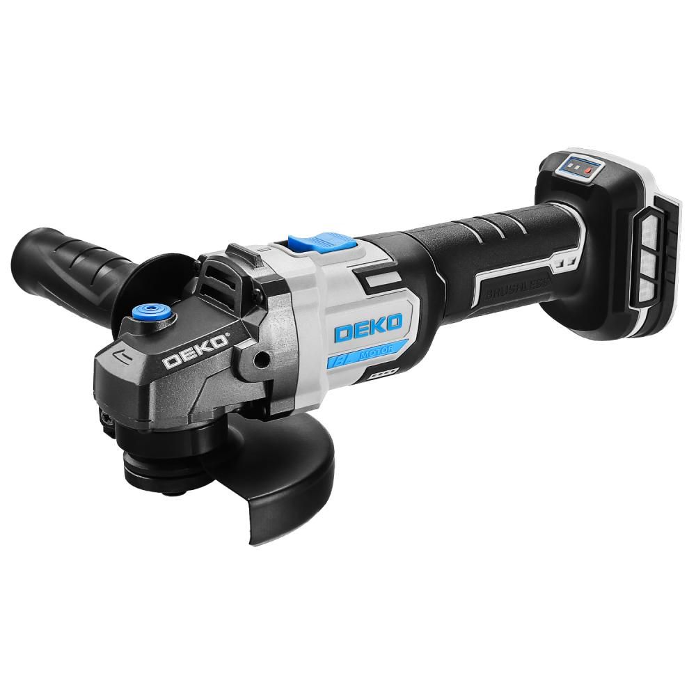 Углошлифмашина , 20В, БЕЗ АКБ, 125 мм, 9000 об.мин, DEKO DKAG2