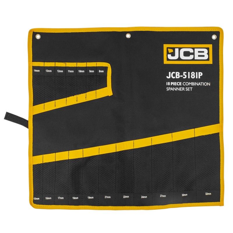 Органайзер тканевый для набора ключей 18пр.  JCB JCB-5181P-P