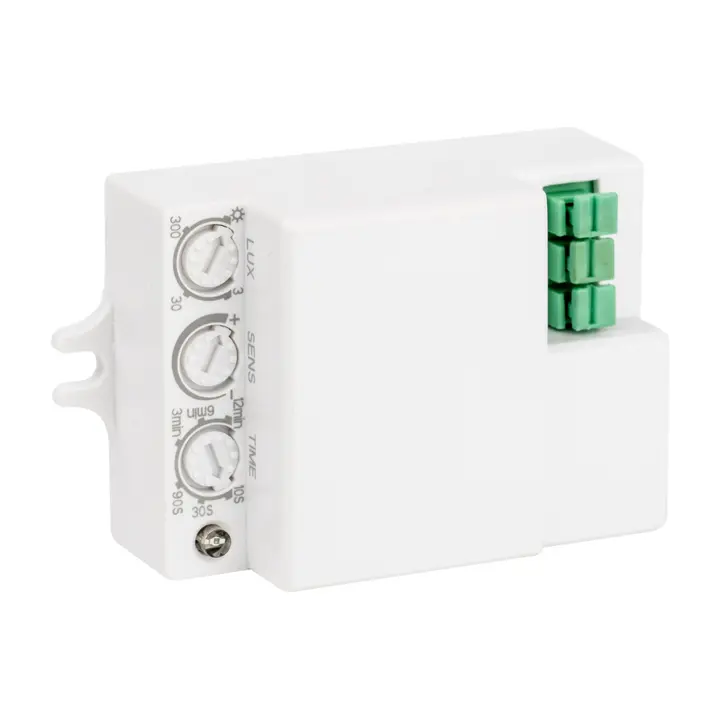 Микроволновый датчик движения бел. 1200Вт 360гр. до 10м IP20 MW-706