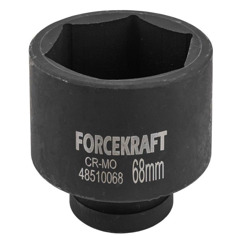 Головка ударная глубокая 1", 68мм (6гр)  FORCEKRAFT FK-48510068