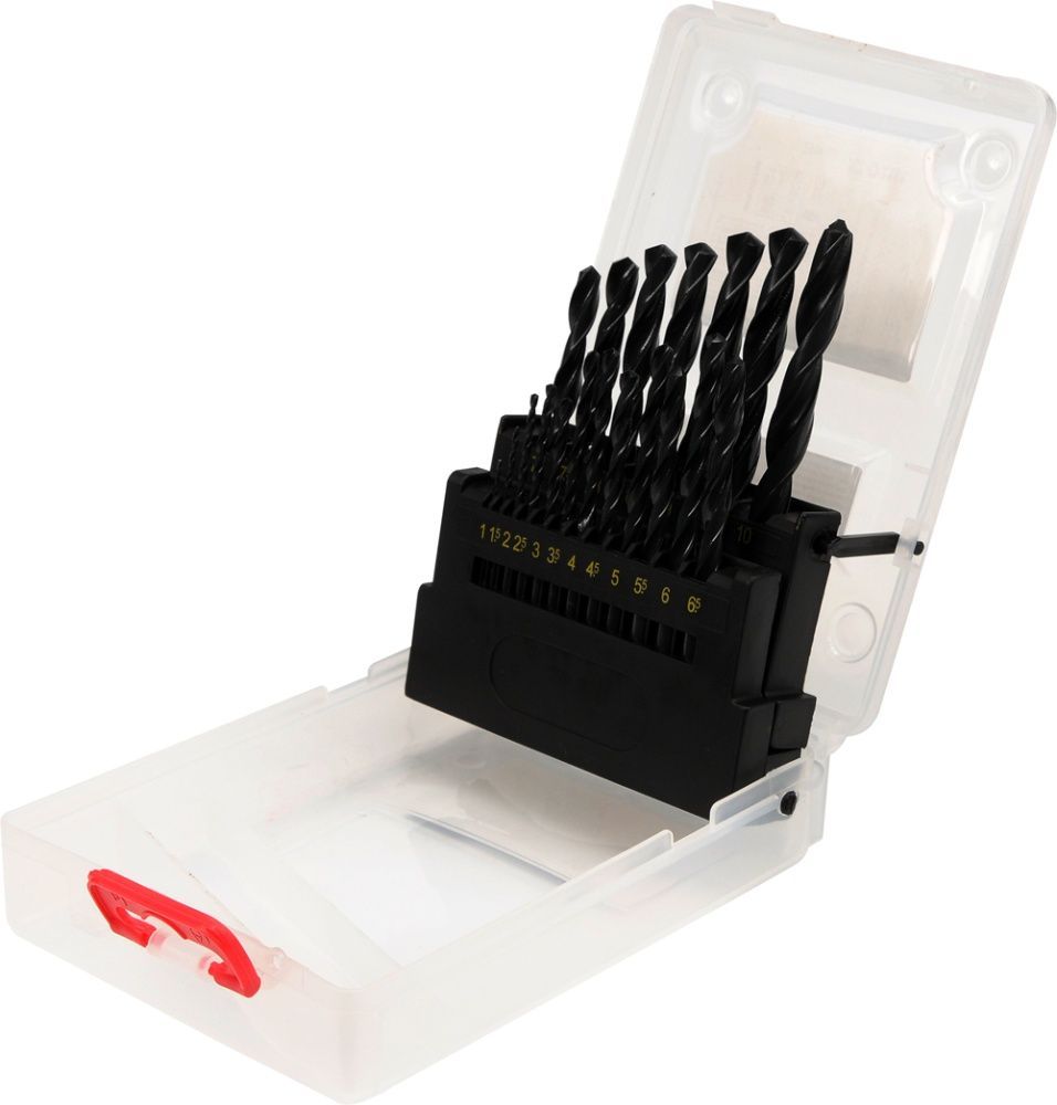 Сверла по металлу 1.0-10.0mm HSS (набор 19пр.)  YATO YT-4462