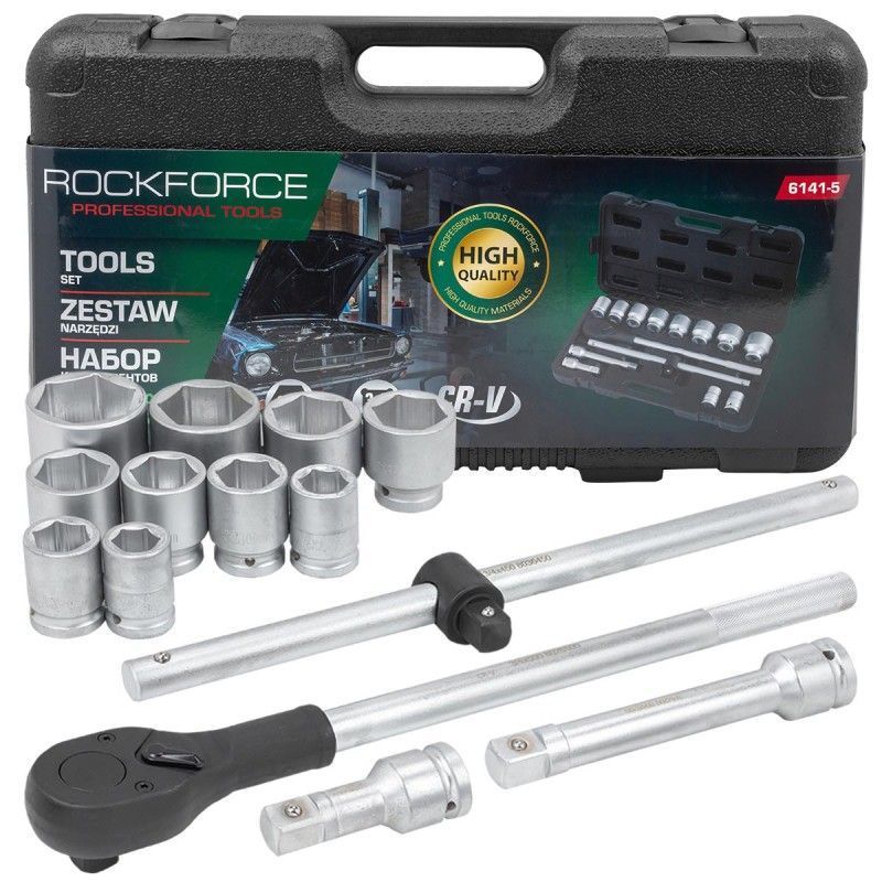 3/4" Набор инструментов 14пр. (6гр.) (22 - 50мм)  Rock FORCE RF-6141-5