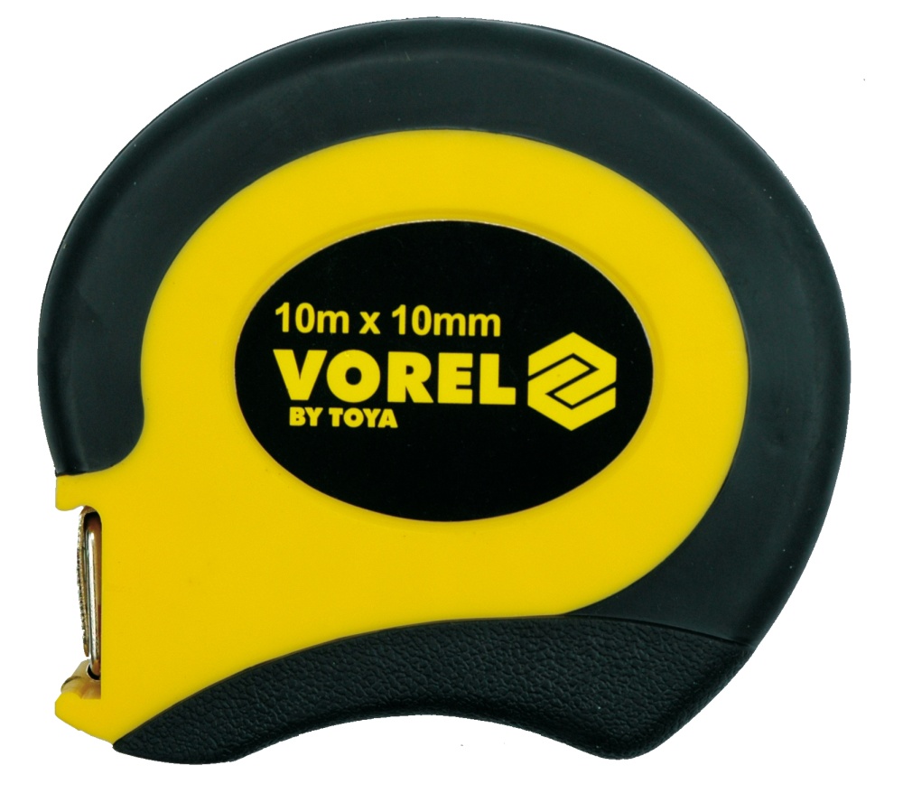 Рулетка желто-черная 30мх10mm (бытовая)  VOREL 12503