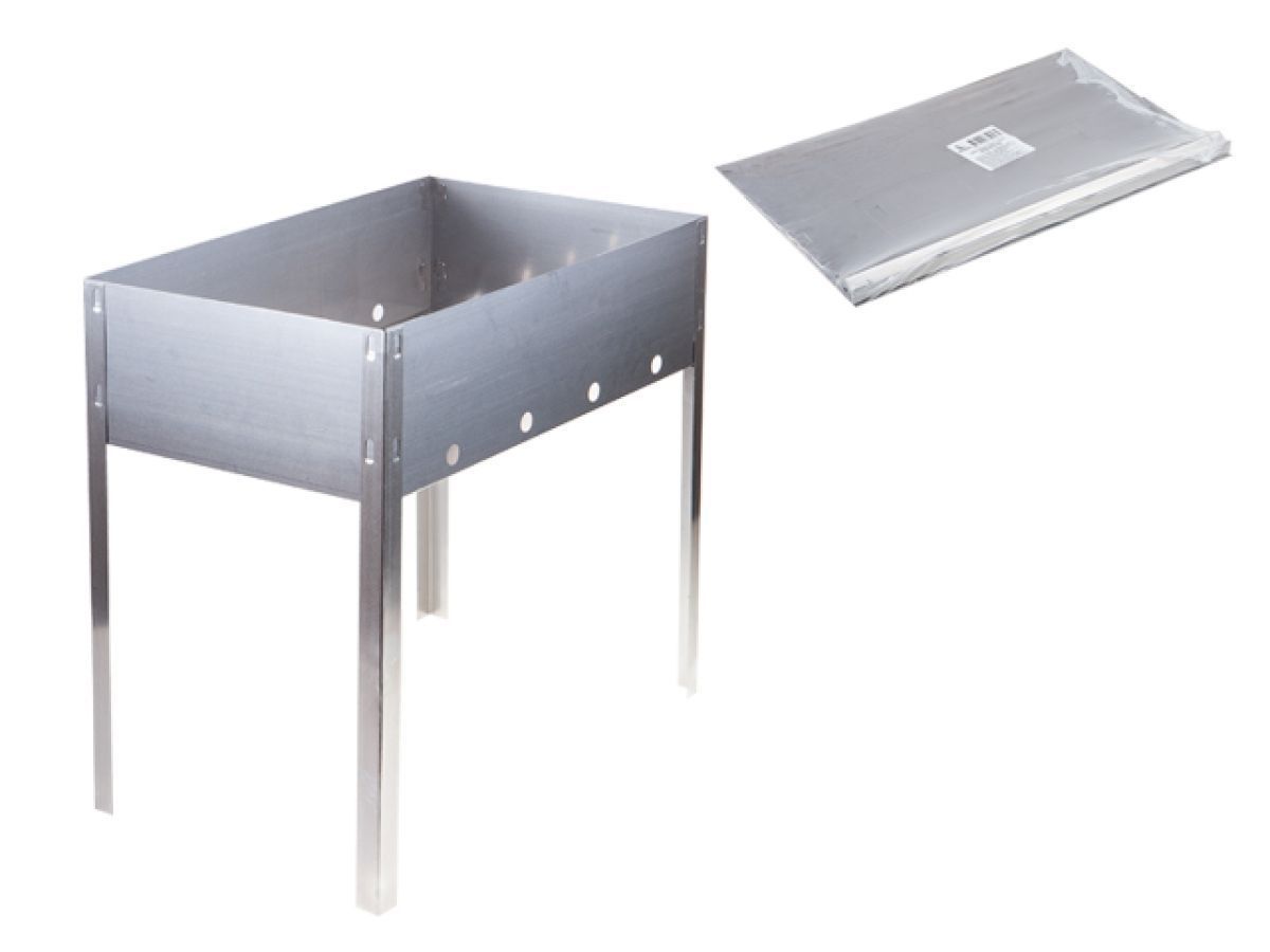 Мангал сборный "Эконом" в плёнке (400х250х400х0,4толщ) PERFECTO LINEA 47-750575/1