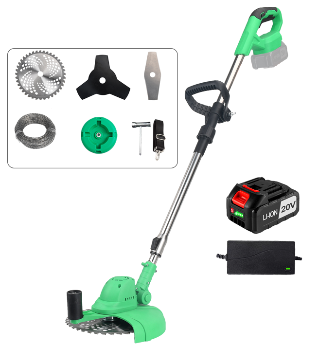 Триммер аккумуляторный, 20В, 1АКБ 4,0 А/ч,  Zitrek GreenCut 20V