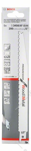 Пильное полотно для ножовки S 3456 XF (-5-) Progressor for Wood and Metal BOSCH 2.608.654.406