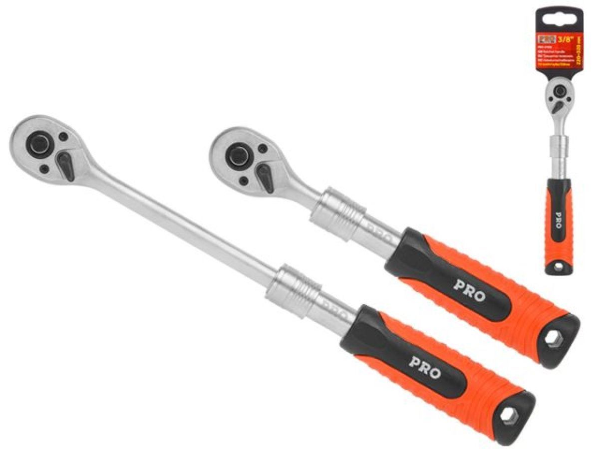 Трещотка 3/8" 72зуб. 220-320mm телескоп. PRO STARTUL PRO-47038
