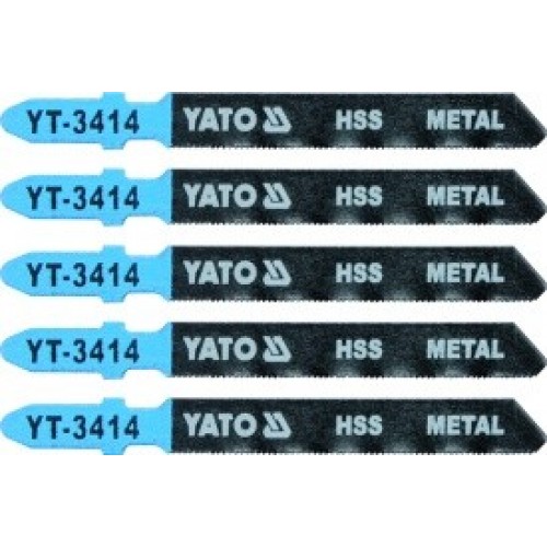 Полотна по металлу для электролобзика 50x75x1.0mm 32TPI (5шт) YATO YT-3414