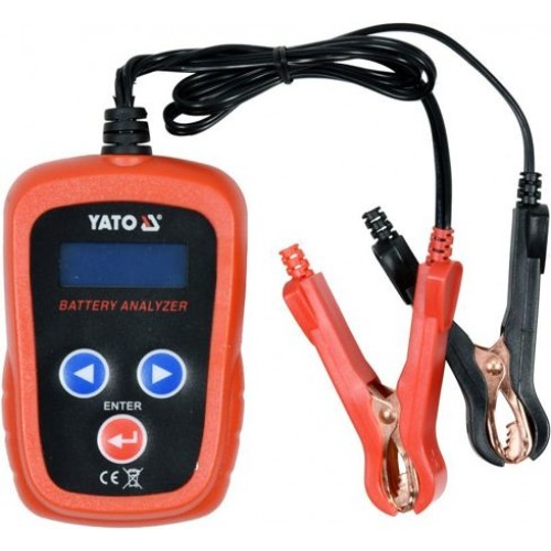 Тестер аккумуляторов цифровой 12V, CCA200-1200A LED  YATO YT-83113