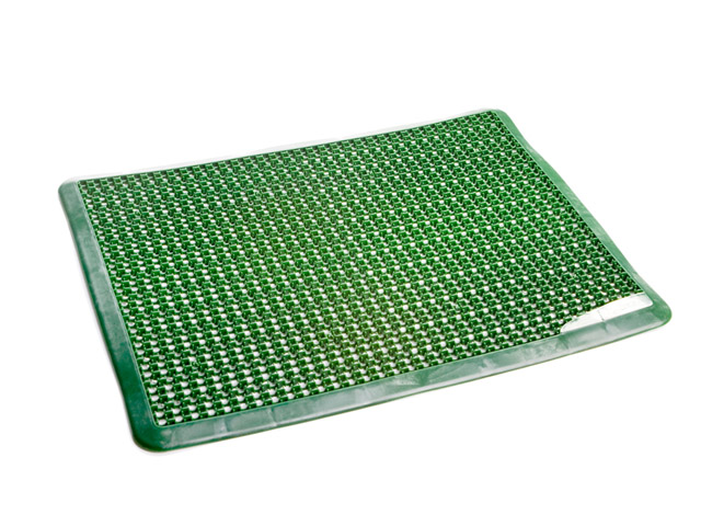 Коврик для прихожей Степ, зелёный, пластмассовое  BEROSSI АС15613000