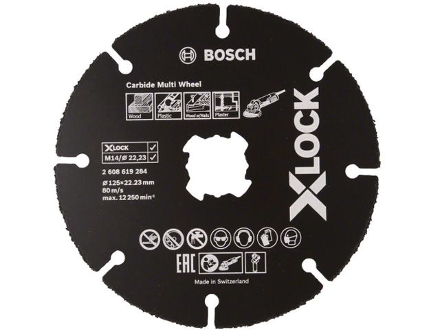 Круг отрезной 125x1.0x22.2 mm для дерева X-LOCK Carbide Multi Wheel BOSCH 2608619284