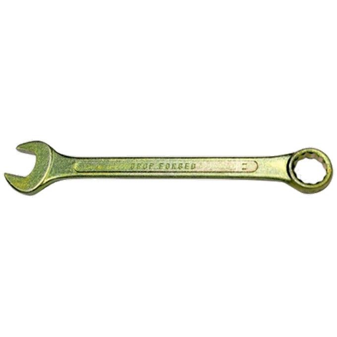 Ключ комбинированный, 22 mm, желтый цинк  Сибртех 14984