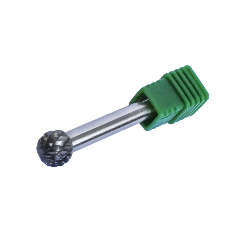 Шарошка сферическая по металлу(? 10mm,? хвостовика 6mm), в пластиковом футляре Rock FORCE RF-617D1009