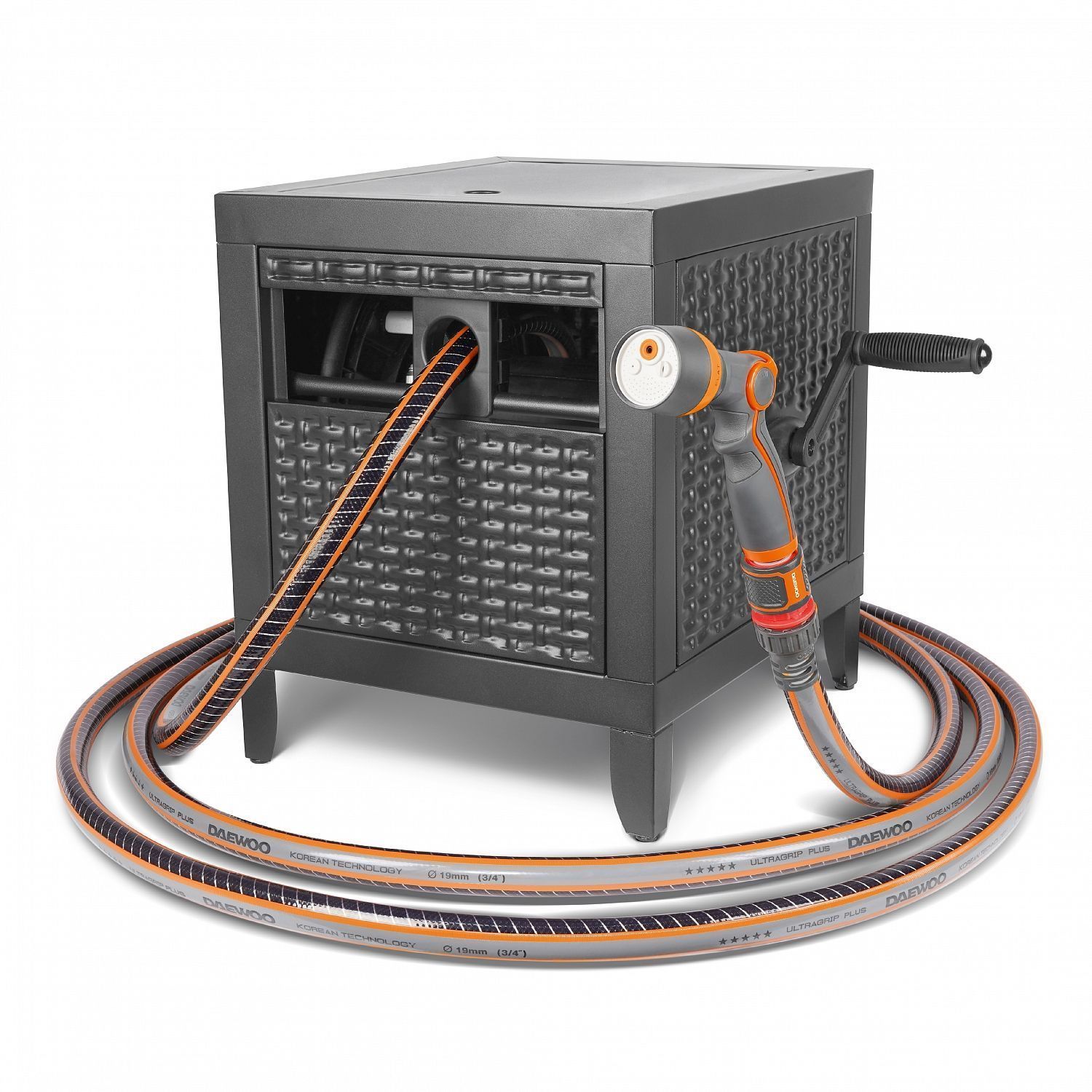 Катушка металлическая со шлангом 30м и набором для полива DAEWOO ...Daewoo Power DWR 6130