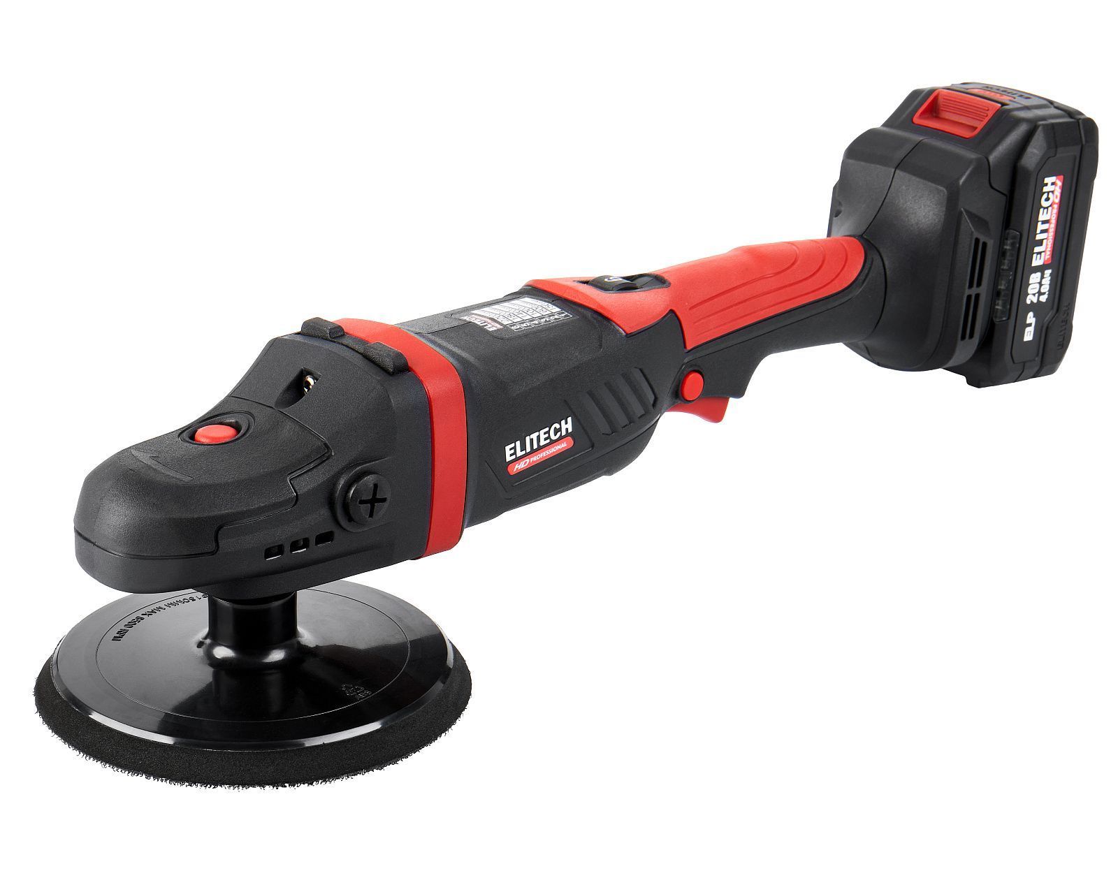 Полировальная машина CPM 2015SL аккумуляторная ,HD20В, 1АКБ 4,0 А/ч,   150 мм, BL , кейс,   ...ELITECH 205769