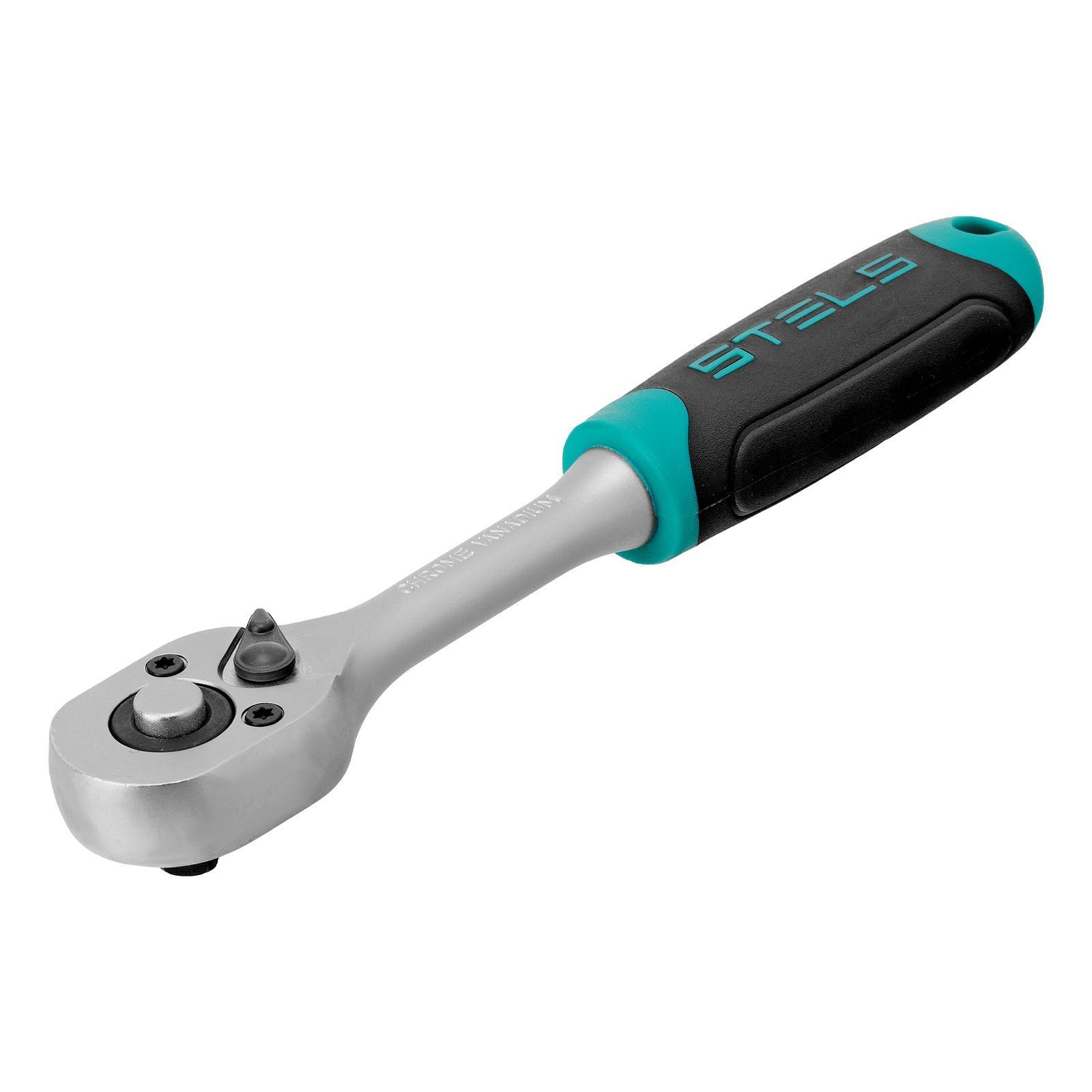 Ключ-трещотка 1/4", 72 зуба, с быстрым сбросом, CrV Stels 14025