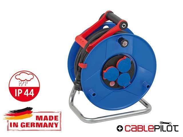 Удлинитель на катушке 40м, 3 розетки, 5.5кВт, 3х2.5mm2, IP20, Garant  ...BRENNENSTUHL 1208340
