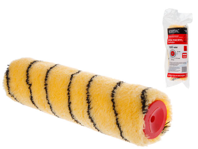 Ролик "POLYACRYL" 42-180 мм. под ручку 8 мм. MASTER  STARTUL ST0230-18