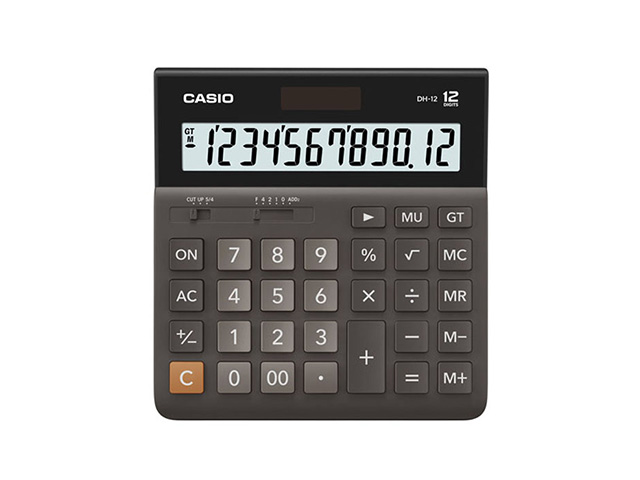Калькулятор  12 разрядный бухгалтерский,  CASIO DH-12