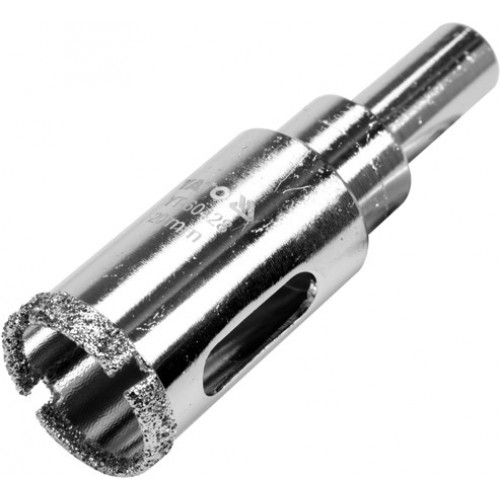 Сверло алмазное трубчатое для керамогранита и греса  d20mm  ...YATO YT-60428