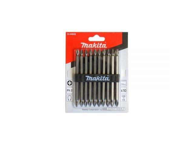 Насадка двусторонняя PH2, 110 мм, E-form (MZ) 10 шт. MAKITA D-34849