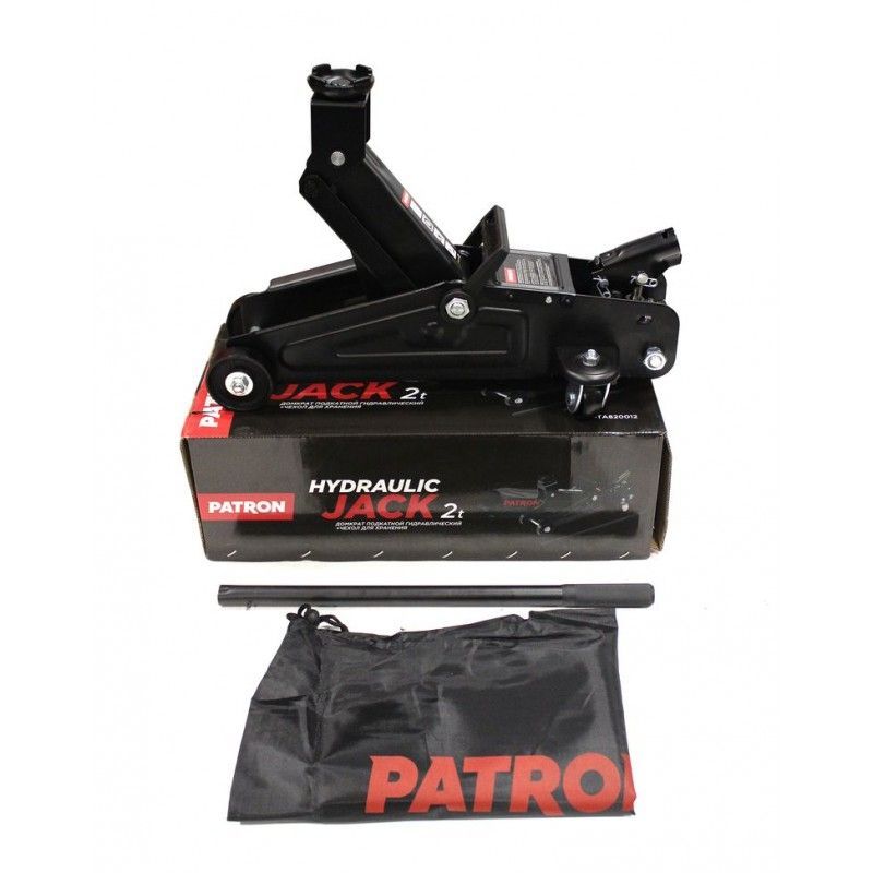 Домкрат подкатной гидравлический 2т (h min 135мм, h max 310мм) PATRON ...Patron P-TA820012