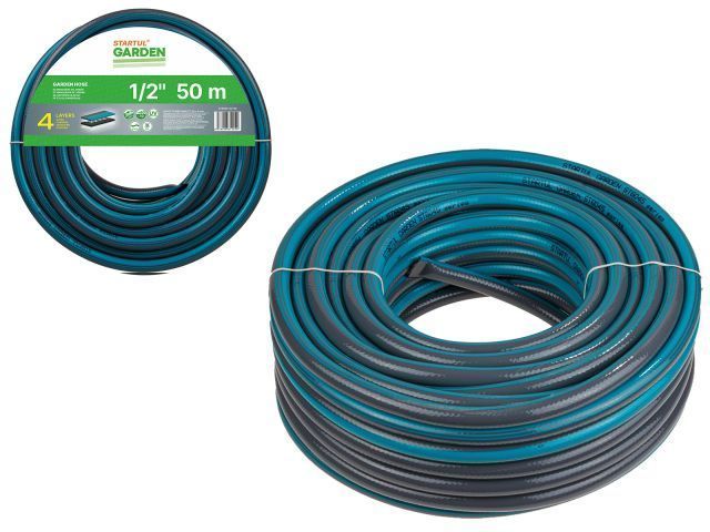 Шланг поливочный 1/2" 50м (4 слоя) STARTUL ST6045-1/2-50