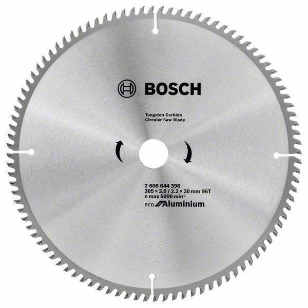 Диск пильный ECO 305х3,0х30 мм Z96 Aluminium, BOSCH 2.608.644.396