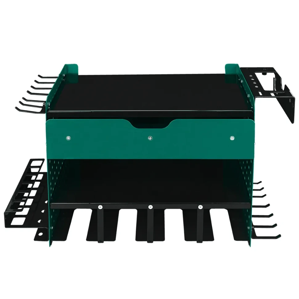 Полка металлическая для инструментов с ящиком, пр-во Беларусь RockFORCE ...Rock FORCE RF-Hanna 43/2