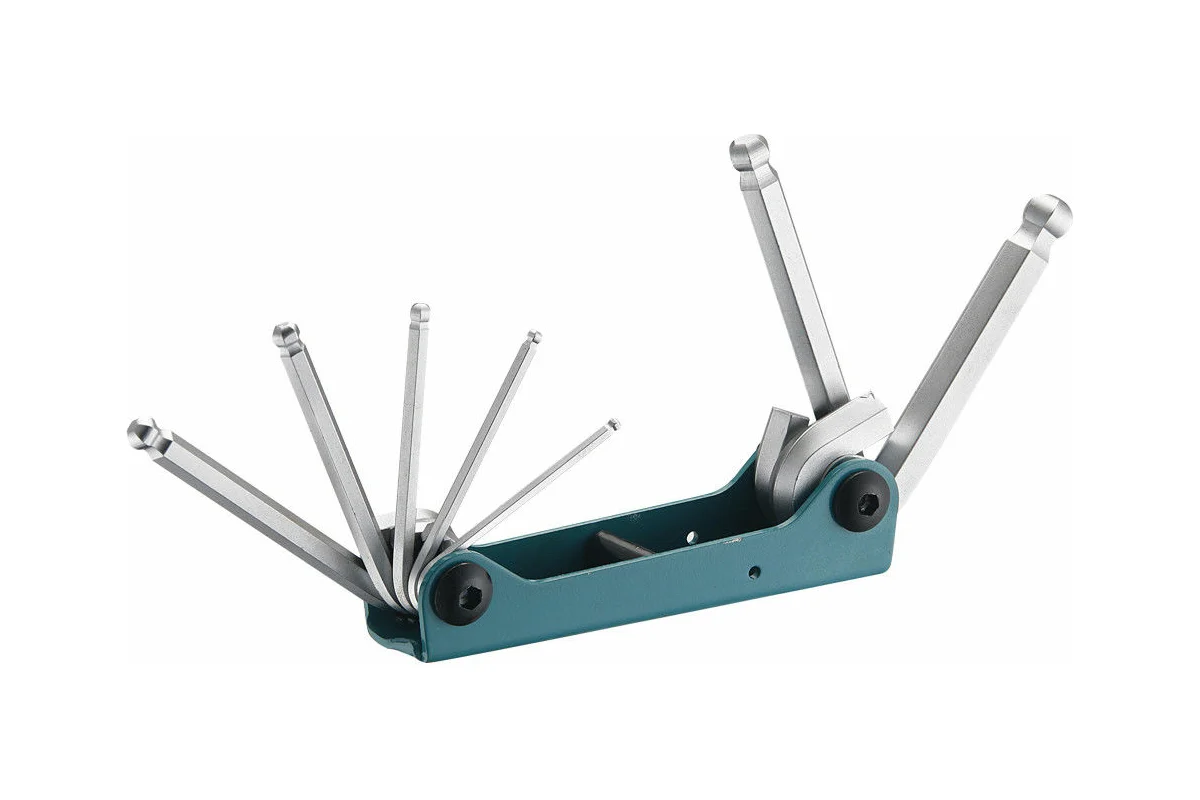 Набор ключей шестигранных, 2,5-10мм, 7пр. с шаром складной Force 5072BF