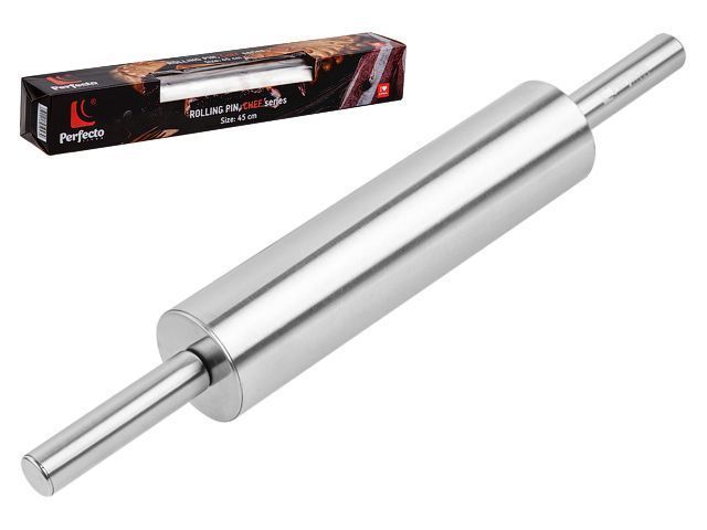 Скалка из нержавеющей стали, серия CHEF (длина- 45 см, диаметр - 6 см) PERFECTO LINEA 21-505047