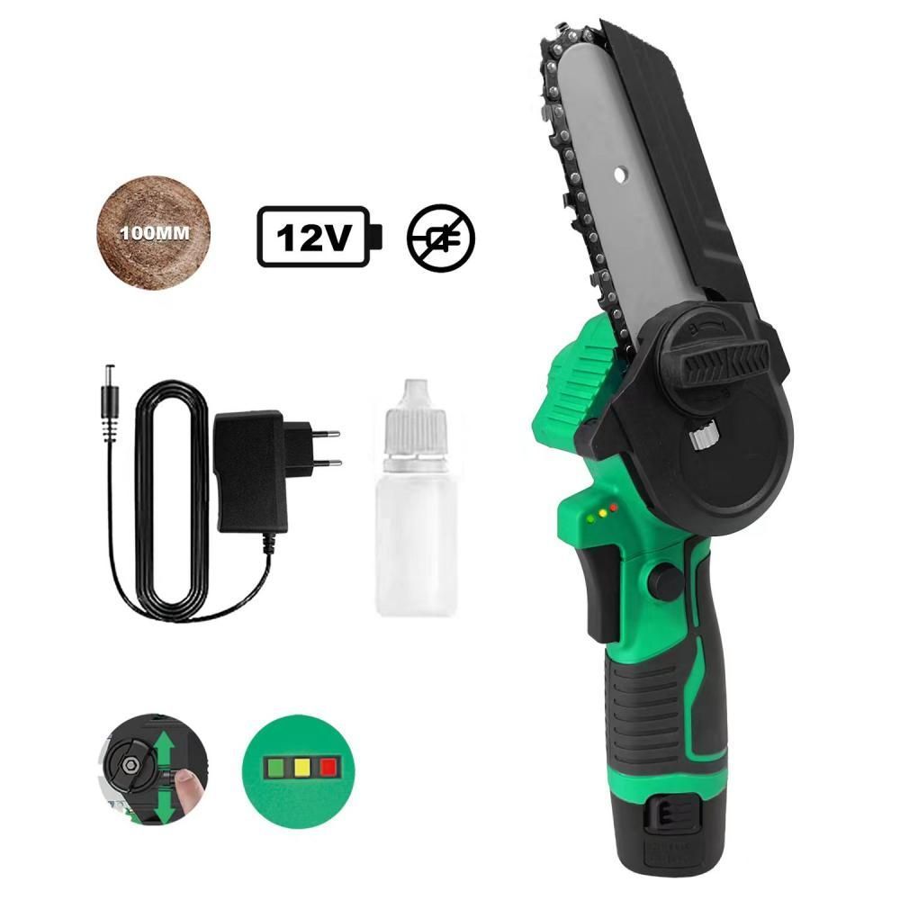 Пила цепная аккумуляторная, 12В, 1АКБ 1,5 А/ч,  Zitrek GreenSaw 12 082-1854