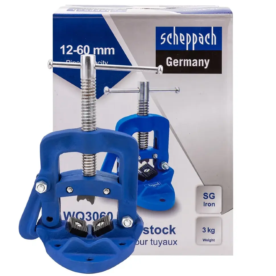 Тиски трубные 12-60мм  Scheppach Sch-WQ3060