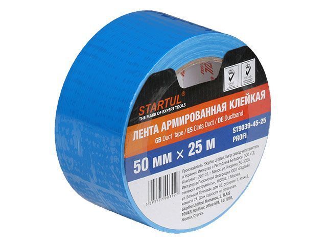 Лента армированная клейкая 50mmх25м синяя PROFI STARTUL ST9039-45-25