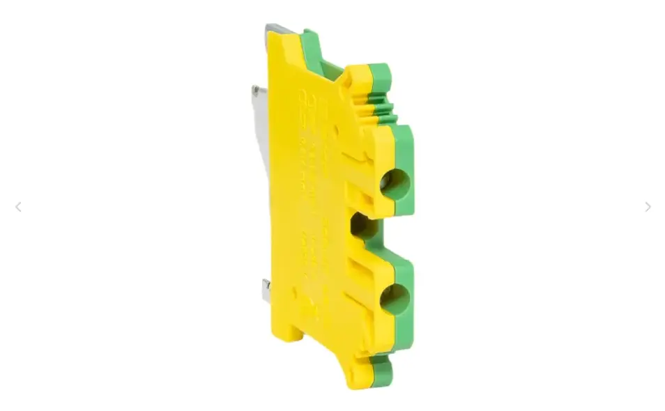 Клеммная колодка винтовая 2.5 UT земля  EKF scr-ut-2,5-pe