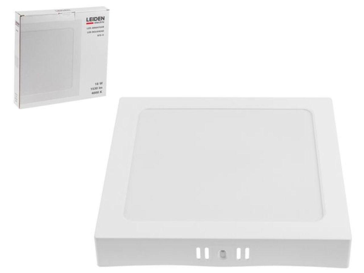 Светильник светодиодный накладной квадрат 18 Вт 4000К, IP44 SFS-S LEIDEN ELECTRIC 807012