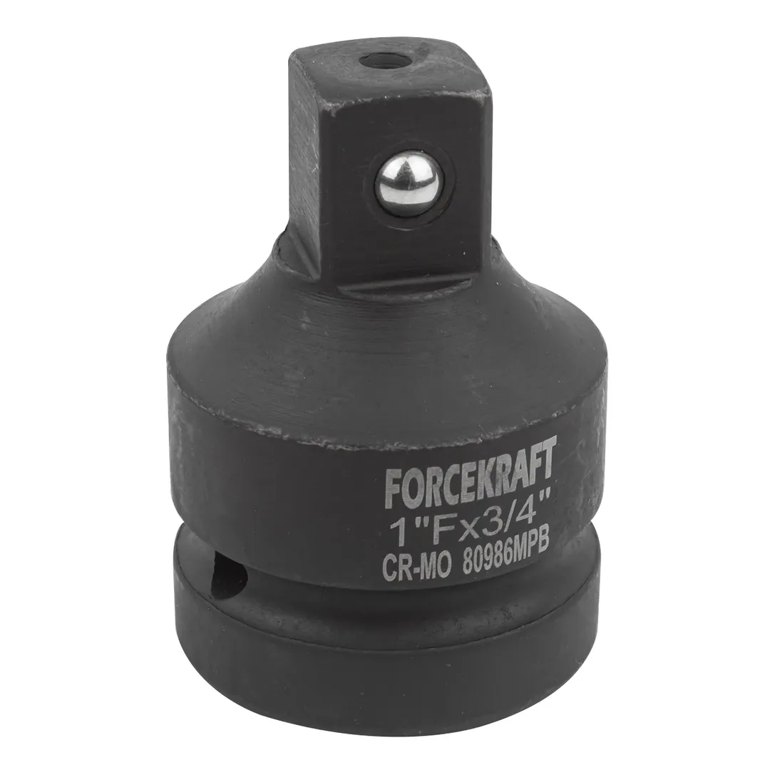 Адаптер-переходник ударный 1"(F)х3/4"(M) FORCEKRAFT FK-80986MPB