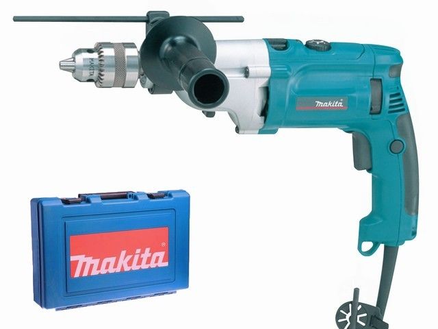 Дрель ударная 1010Вт, патрон ЗВП, в чемодане  MAKITA HP2070