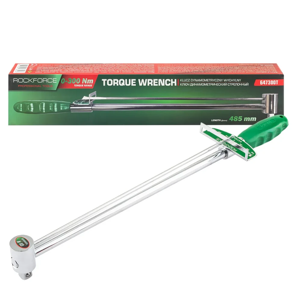 Ключ динамометрический стрелочный 485мм 1/2" RockFORCE Rock FORCE RF-647300T