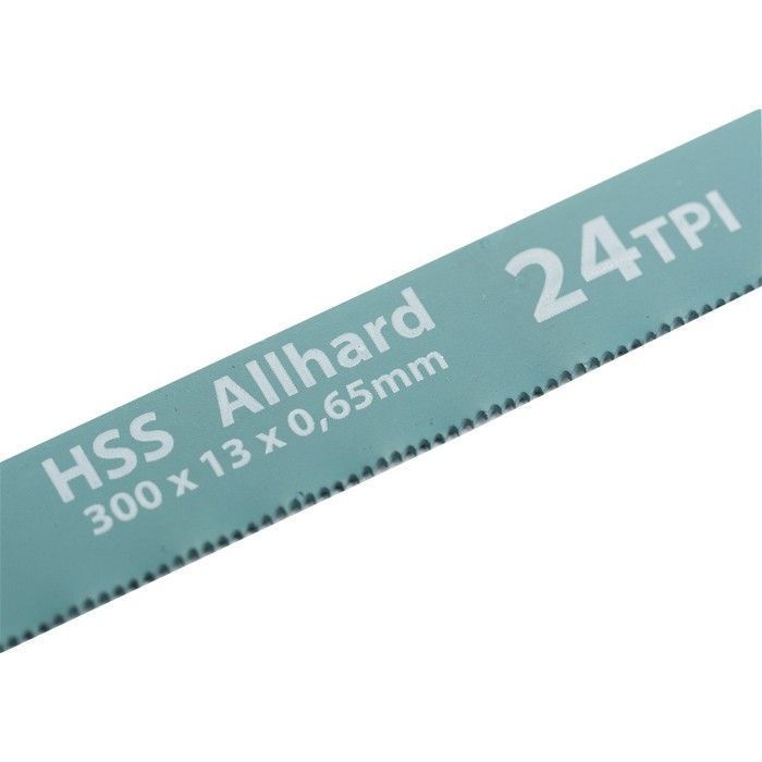 Полотна для ножовки по металлу, 300 мм, 24TPI, HSS, 2 шт.  Gross 77724