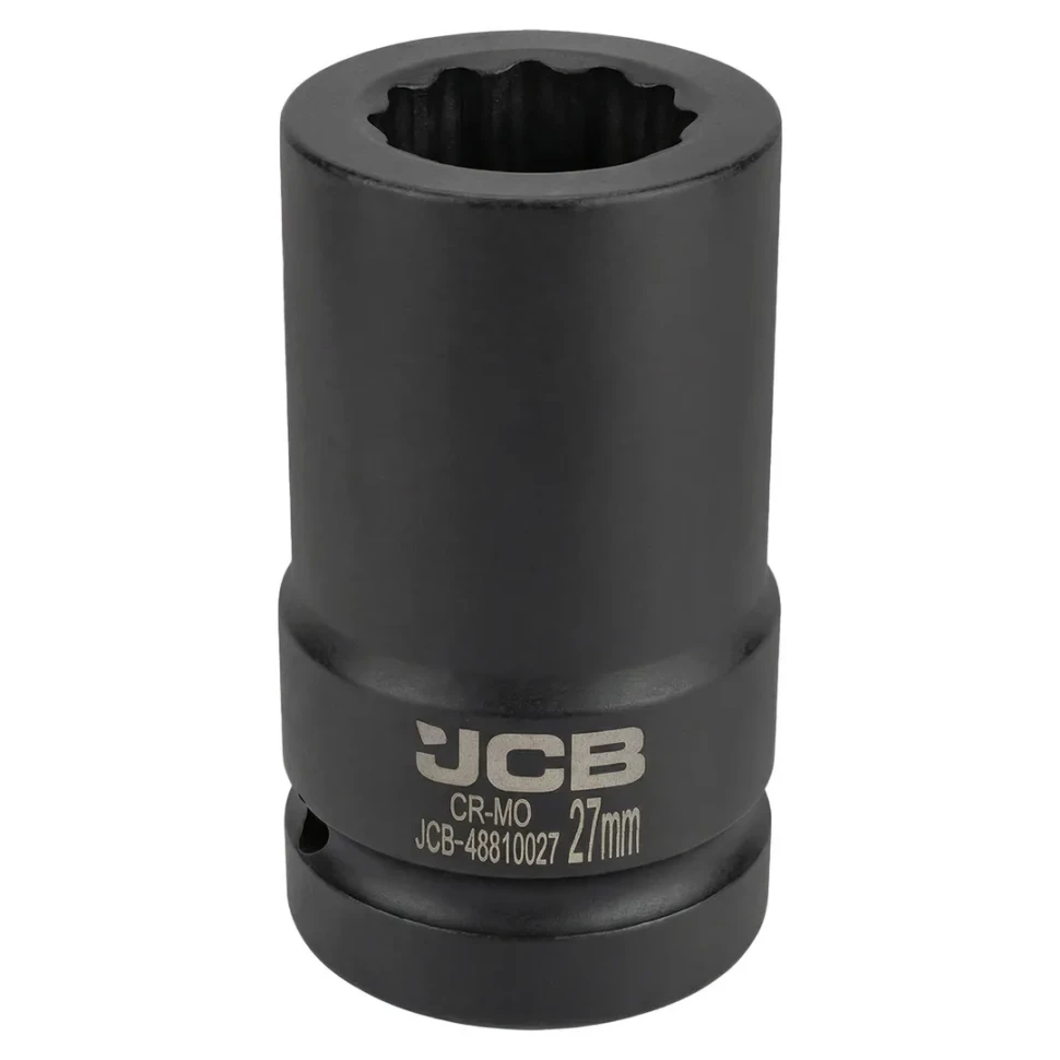 Головка ударная глубокая 27мм (12гр.), 1"  JCB JCB-48810027